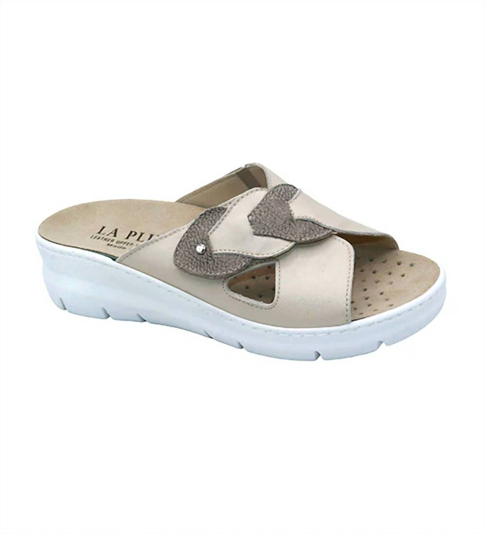 NEW LAPLUME women's shirley sandal in beige